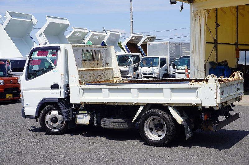 キャンター　強化ダンプ　新明和製　積載２０００ｋｇ　三方開　手動コボレーン　鳥居アングル補強　ダンプピン　ＥＴＣ　坂道発進補助　車線逸脱警報　フルフラットロー　ＡＴ車！5