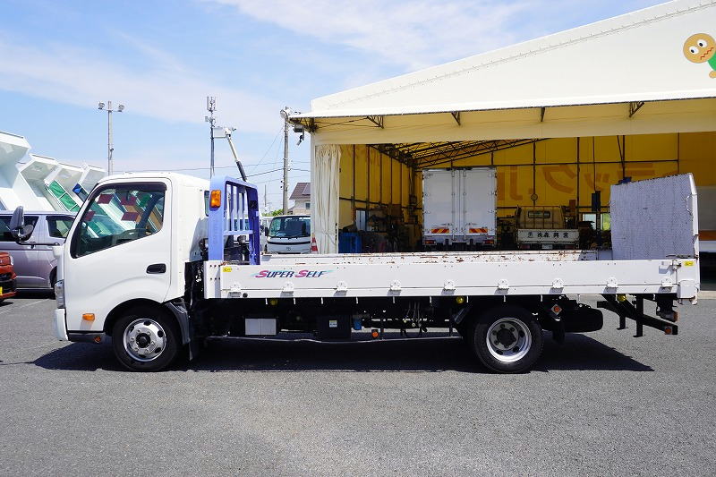 デュトロ　「ワイド超ロング」　セーフティーローダー　一般用　タダノ製　積載３５００ｋｇ　ウインチ　ラジコン　床フック１０対　三方開　フォグランプ　スマートキー　電動パーキングブレーキ　左電格ミラー　ＥＴＣ　ＡＴ車！1