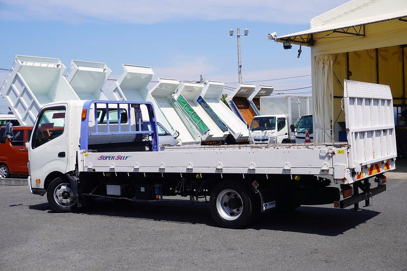 デュトロ　「ワイド超ロング」　セーフティーローダー　一般用　タダノ製　積載３５００ｋｇ　ウインチ　ラジコン　床フック１０対　三方開　フォグランプ　スマートキー　電動パーキングブレーキ　左電格ミラー　ＥＴＣ　ＡＴ車！5