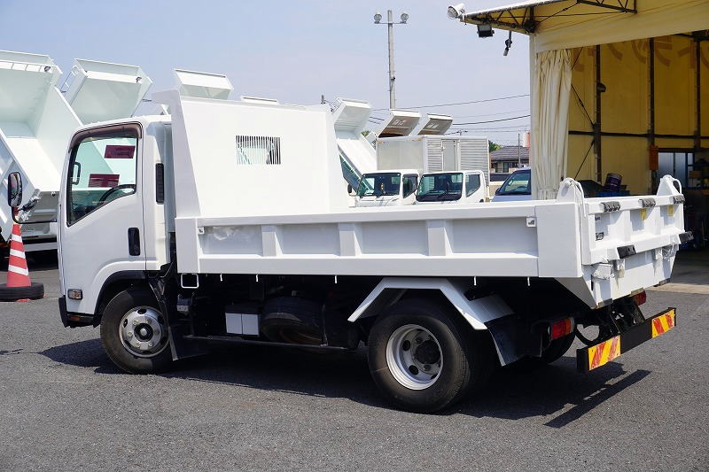エルフ　「ワイド」　強化　ローダーダンプ　新明和製　一方開　積載３８００ｋｇ　スライド用ラジコン　ＥＴＣ　ダンプピン　ＡＴ車！5