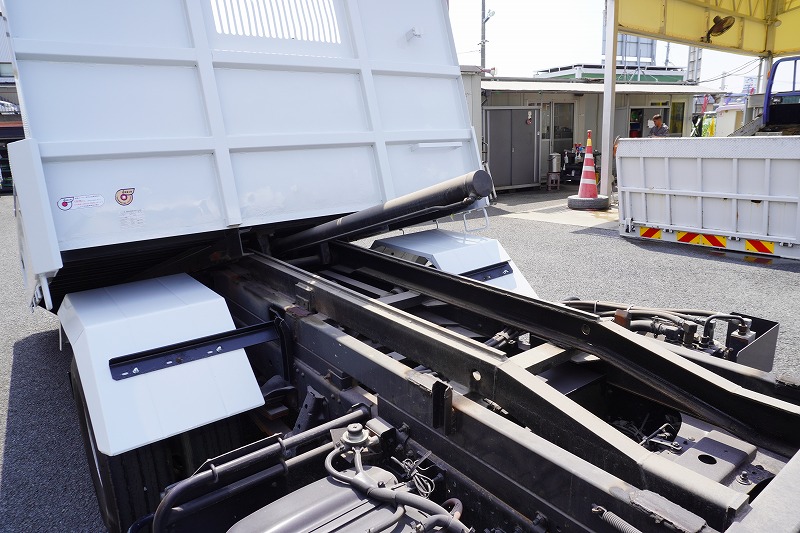 エルフ　「ワイド」　強化　ローダーダンプ　新明和製　一方開　積載３８００ｋｇ　スライド用ラジコン　ＥＴＣ　ダンプピン　ＡＴ車！18
