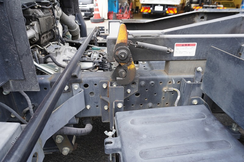 エルフ　「ワイド」　強化　ローダーダンプ　新明和製　一方開　積載３７５０ｋｇ　スライド用ラジコン　ＥＴＣ　ダンプピン　壁面フック３対　ＡＴ車！14