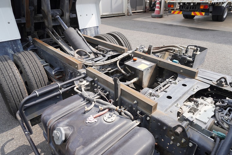 エルフ　「ワイド」　強化　ローダーダンプ　新明和製　一方開　積載３７５０ｋｇ　スライド用ラジコン　ＥＴＣ　ダンプピン　壁面フック３対　ＡＴ車！38