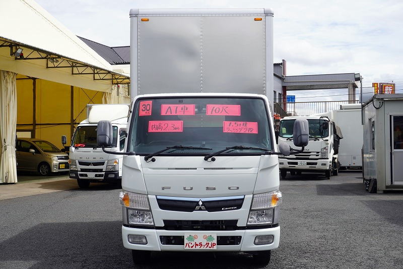 キャンター　１０尺　アルミバン　積載１５００ｋｇ　高箱　内高２．３ｍ　ラッシング２段　バックカメラ　ＥＴＣ　フォグランプ　パブコ製　ワンオーナー！ＡＴ車！0