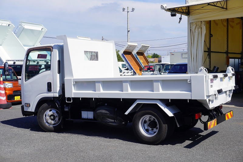 エルフ　「ワイド」　強化　ローダーダンプ　新明和製　一方開　積載３８００ｋｇ　スライド用ラジコン　ＥＴＣ　ダンプピン　ＡＴ車！5