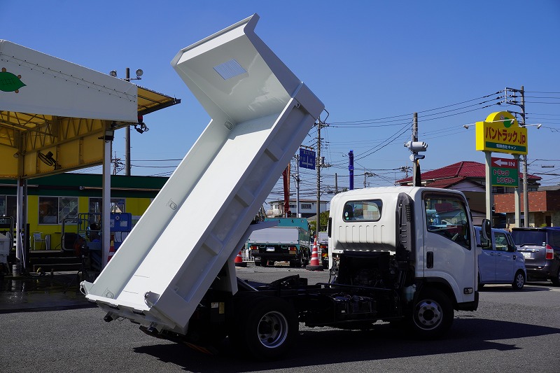 エルフ　「ワイド」　強化　ローダーダンプ　新明和製　一方開　積載３８００ｋｇ　スライド用ラジコン　ＥＴＣ　ダンプピン　ＡＴ車！25
