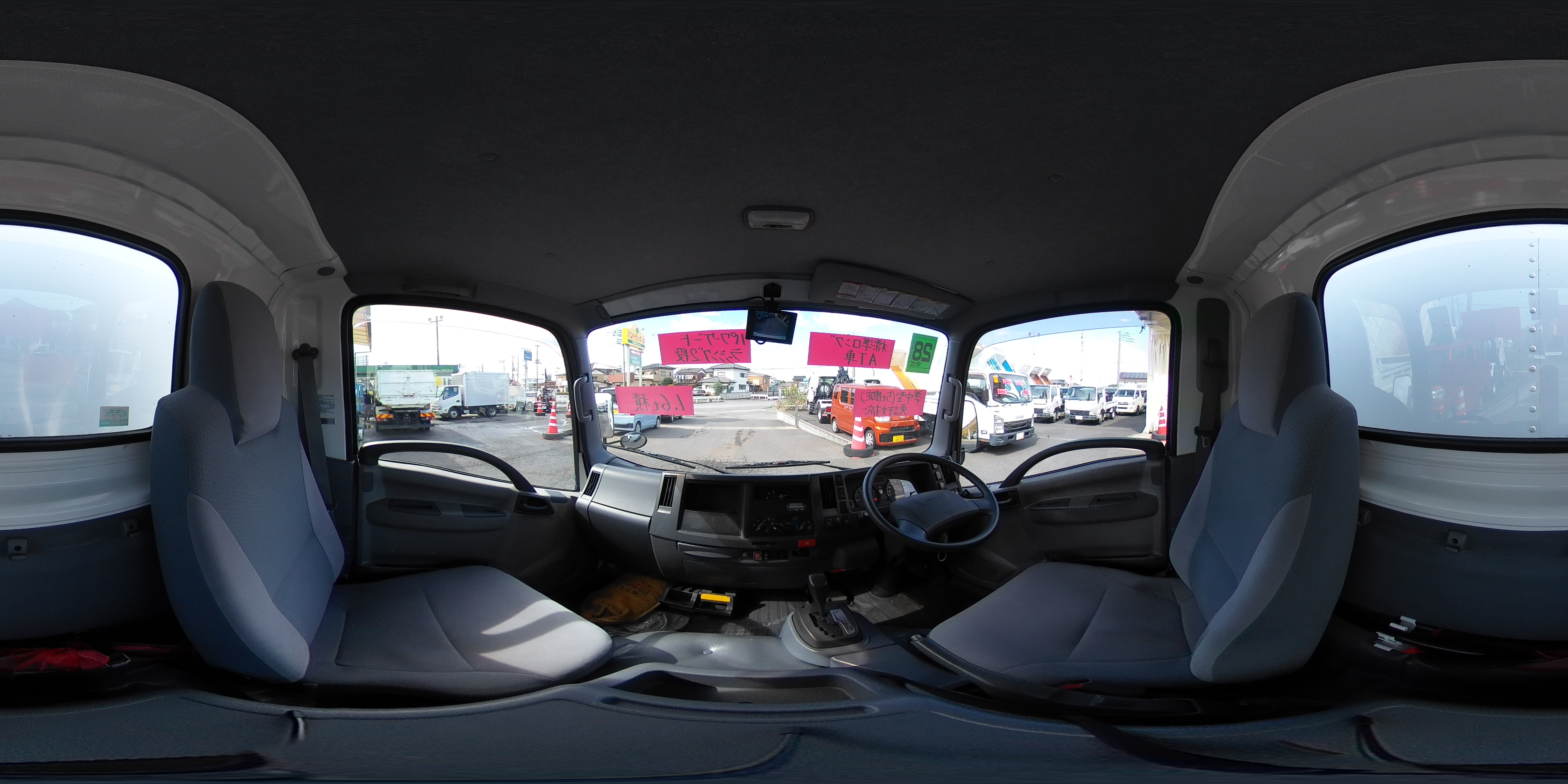 エルフ　「標準幅　ロング」　パネルバン　積載１６００ｋｇ　跳ね上げ式　垂直パワーゲート　ラッシング２段　バックカメラ　左電格ミラー　キーレス　全低床　北村製　ＡＴ車！準中型（５トン限定）免許対応！希少車！！0