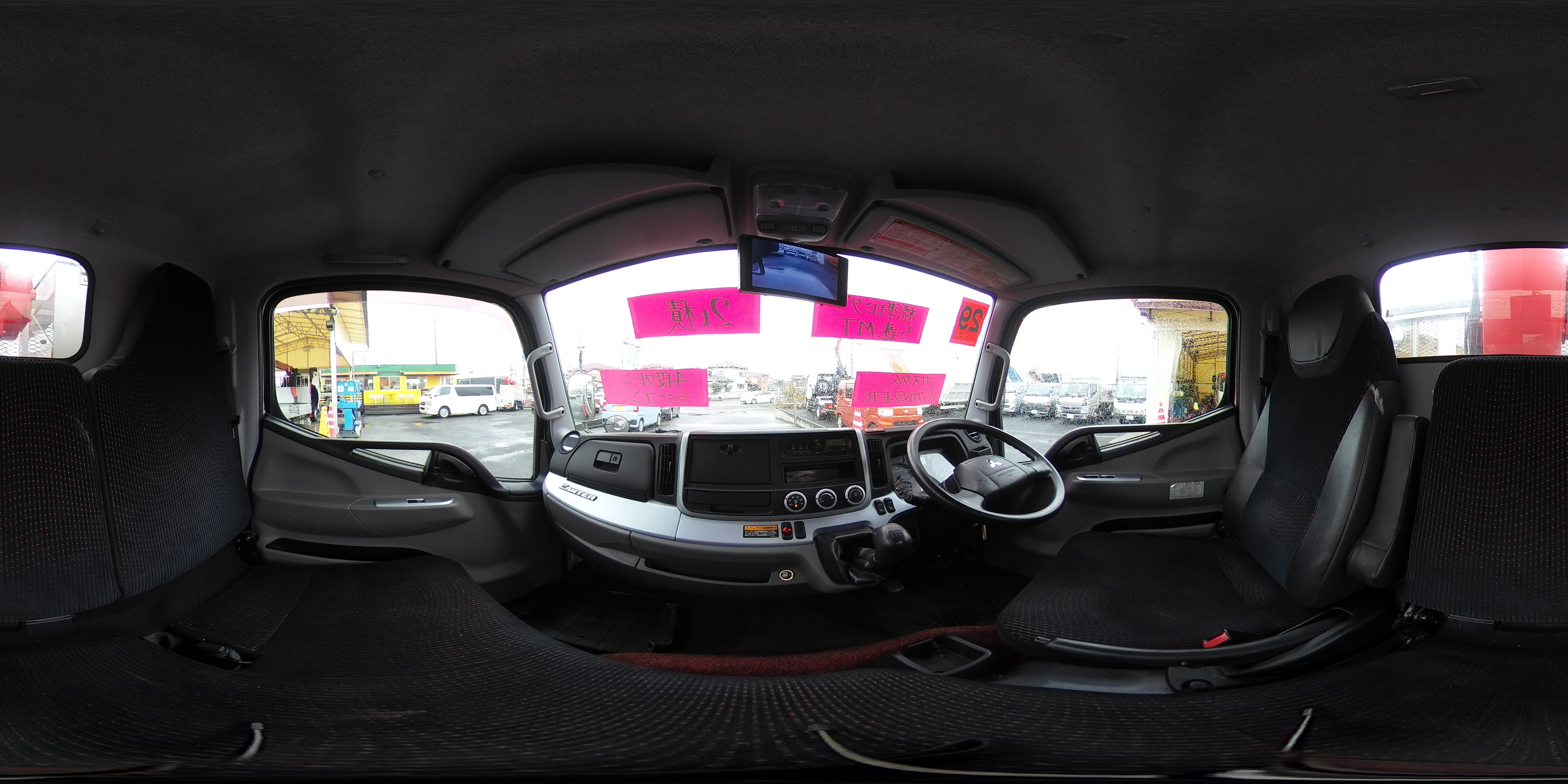 キャンター　「カスタム　標準幅　ロング」　４段クレーン　積載２０００ｋｇ　古河ユニック製　ラジコン　フックイン　２．６３ｔ吊　セイコーラック　鳥居工具箱＆上部金網張り　アオリ上部プロテクター付き　網工具入れ　左電格ミラー　バックカメラ　ＥＴＣ　フォグランプ　キーレス　ＨＩＤヘッドライト　メッキパーツ　５速ＭＴ！0