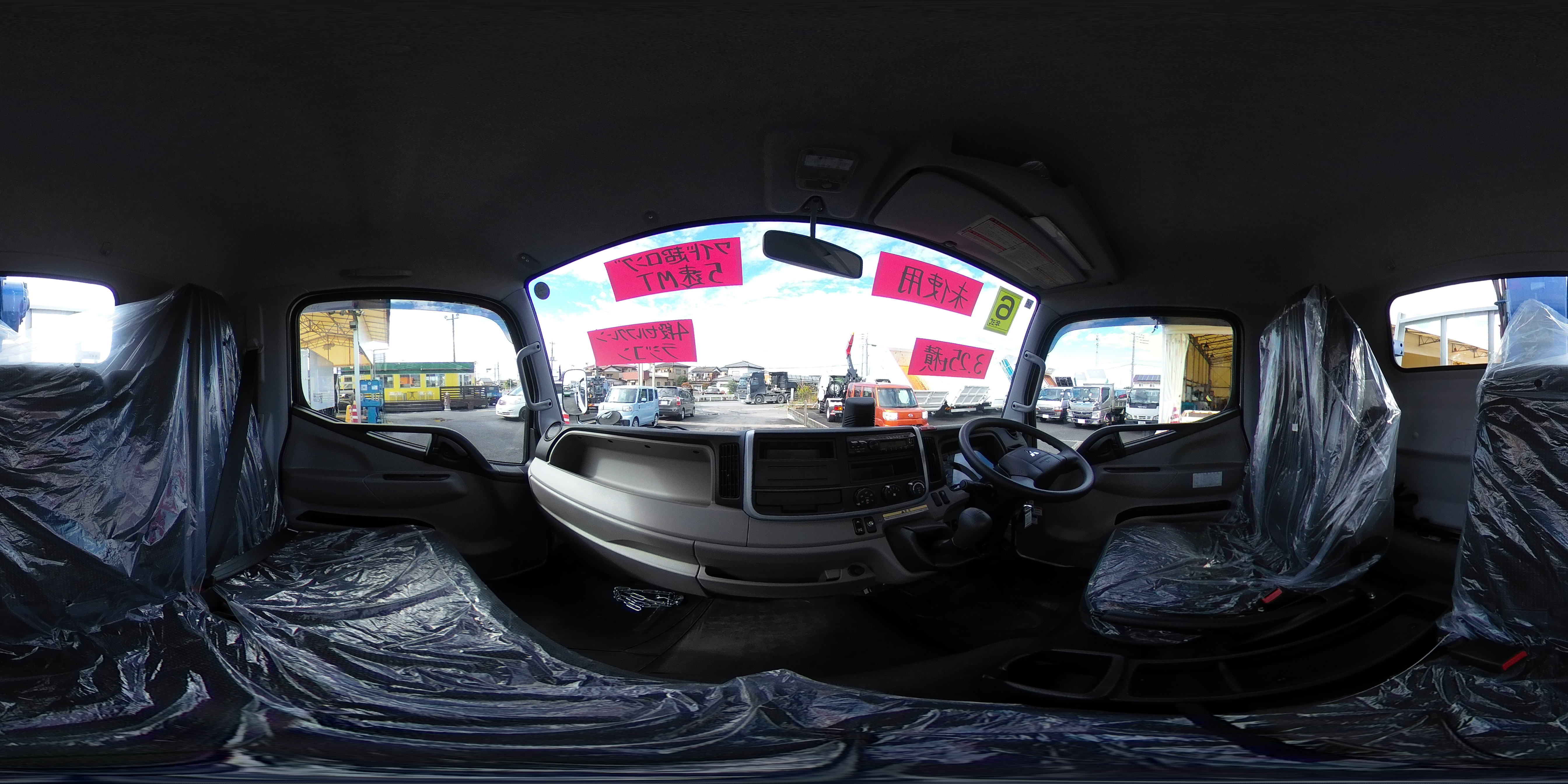 （未使用）　キャンター　「ワイド超ロング」　４段セルフクレーン　積載３２５０ｋｇ　タダノ製　ラジコン　フックイン　２．６３ｔ吊　左電格ミラー　ＬＥＤヘッドライト＆フォグランプ　スマートキー　衝突軽減ブレーキ　車線逸脱警報　５速ＭＴ！　車検「Ｒ８年１０月まで！」0