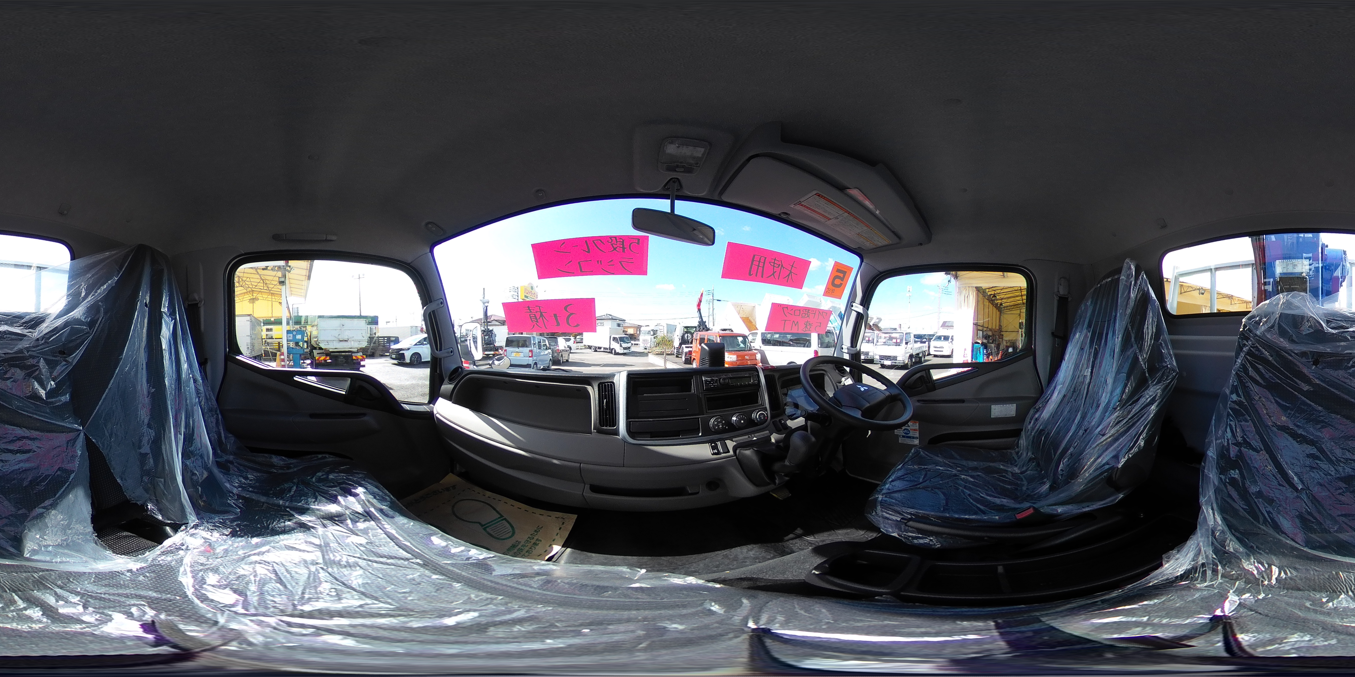 （未使用）　キャンター　「ワイド超ロング」　５段クレーン　積載３０００ｋｇ　タダノ製　ラジコン　フックイン　２．９３ｔ吊　左電格ミラー　ＬＥＤヘッドライト＆フォグランプ　スマートキー　衝突軽減ブレーキ　車線逸脱警報　５速ＭＴ！1