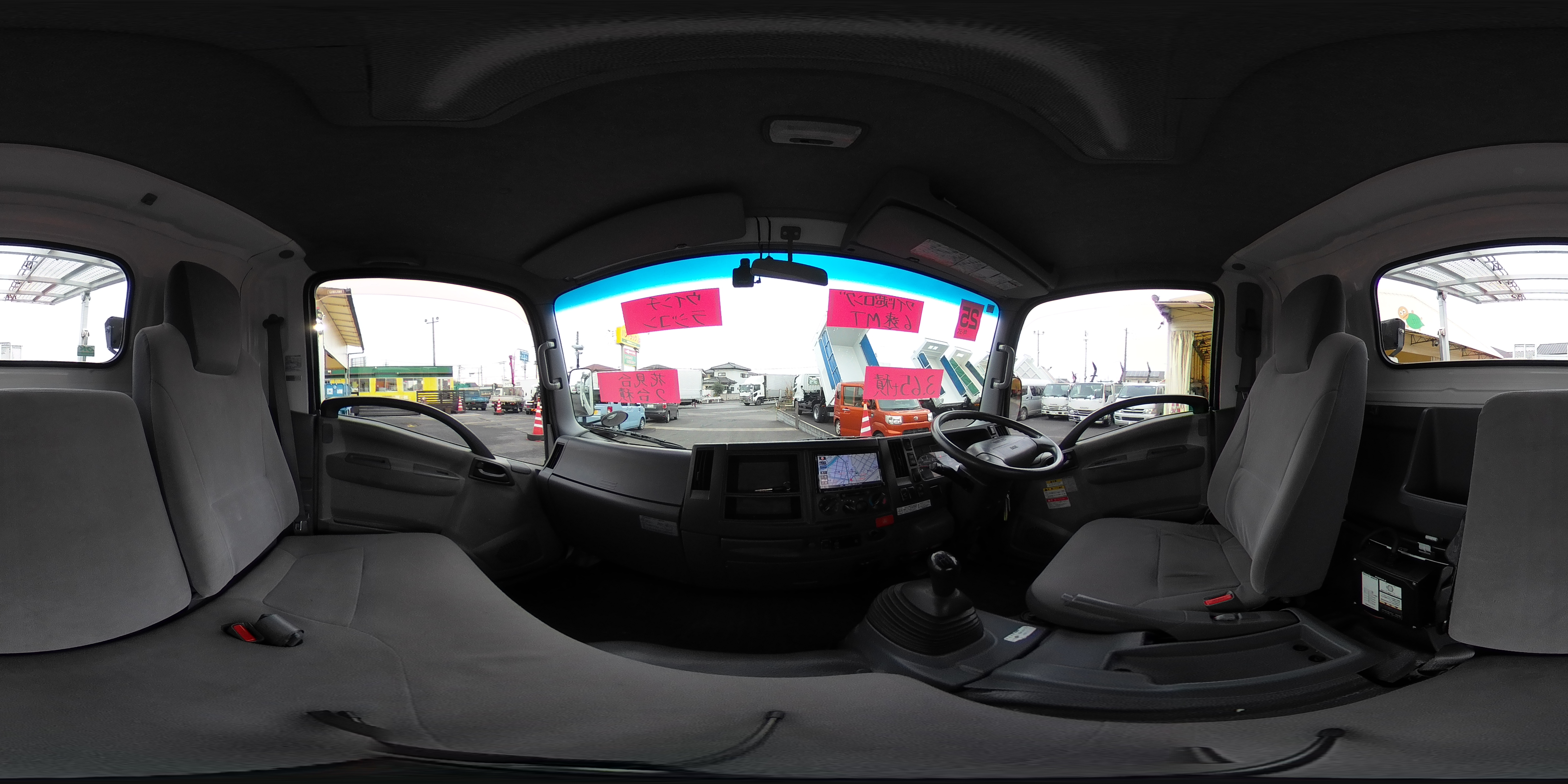 エルフ　「ワイド超ロング」　キャリアカー　２台積　花見台製　積載３６５０ｋｇ　ウインチ　油圧リアゲート　ラジコン　社外ナビ　ＥＴＣ　左電格ミラー　坂道発進補助　ＬＥＤヘッドライト　フォグランプ　メッキパーツ　ワンオーナー！６速ＭＴ！1