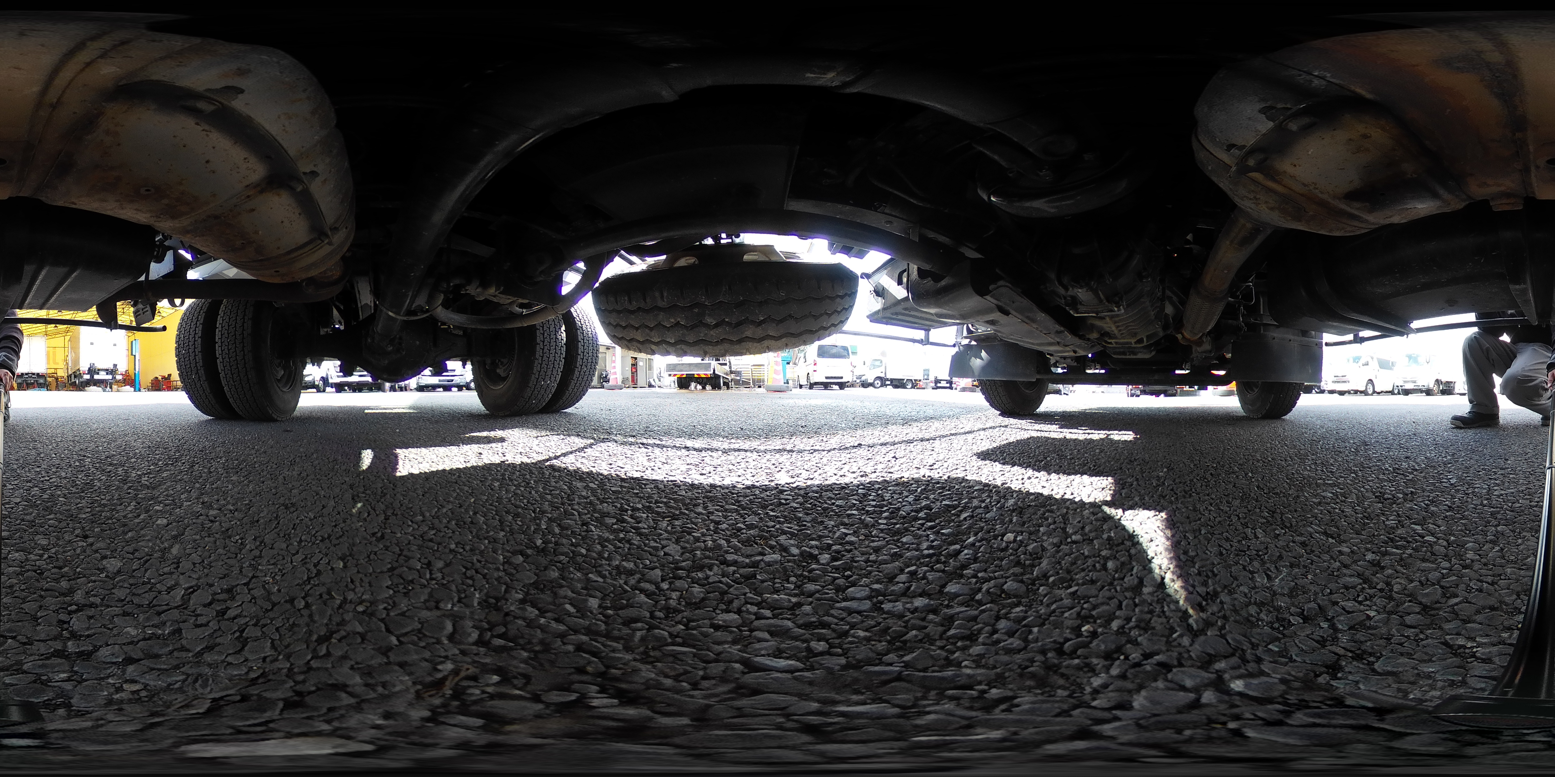 デュトロ　「ワイド」　強化　ローダーダンプ　新明和製　一方開　積載３６５０ｋｇ　スライド用ラジコン　アオリフック３対　ダンプピン　６速ＭＴ！1