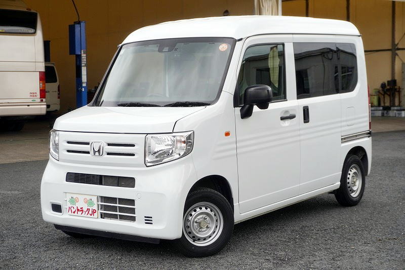 N-VAN 「G」 ホンダセンシング 5ドア ガソリン 2~4人乗り 積載350kg バックカメラ 社外ナビ ETC フルセグTV キーレス CVT車! 車検「R9年7月まで!」フロント画像